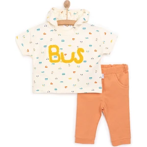 Yenidoğan Sürprise Travel Erkek Tshirt-Patiksiz Alt Erkek Bebek