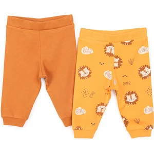 Hellobaby Basic Erkek Aslan Baskılı 2li Patiksiz Alt Erkek Bebek