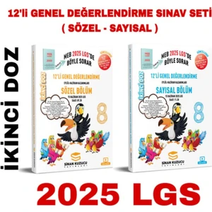 Sinan Kuzucu 2025 Lgs İkinci Doz 12'Li Genel Değerlendirme Sınavı Seti ( Sözel - Sayısal )