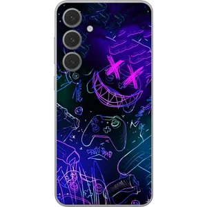 Dali Design Samsung Galaxy S24 Uyumlu Şeffaf Kılıf Grafiti 4 Tasarımlı