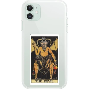 Dali Design iPhone 11 Uyumlu Şeffaf Kılıf Tarot The Devil Tasarımlı