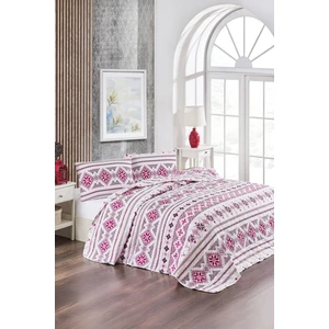 Marla Home Çift Kişilik Pike Yatak Örtüsü TAKIMI|220 x 230  cm |2 Adet Yastık Kılıflı|çok Amaçlı Battaniye |pamuklu
