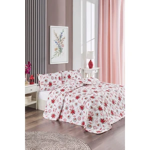 Marla Home Çift Kişilik Pike Yatak Örtüsü TAKIMI|220 x 230  cm |2 Adet Yastık Kılıflı|çok Amaçlı Battaniye |pamuklu