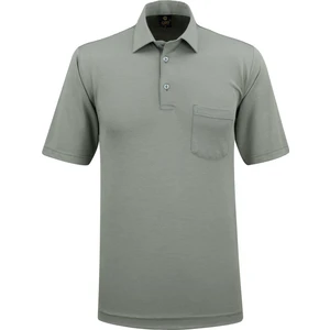 Çizgi Triko Erkek Gömlek Yaka Cepli Klasik Kalıp Tişört - 5111