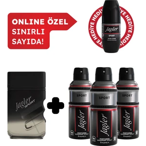 Sport Erkek Edt Parfüm 90 ml  Deodorant 3X150 ml Avantajlı Set  Roll On Hediyeli