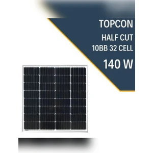140W Half Cut Topcon Güneş Paneli