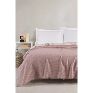 Pike Örtüsü Çift Kişilik Waffle Pudra