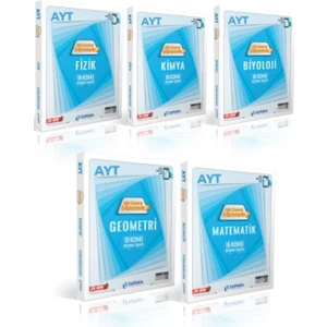 Supara 2025 Ne Kadar Öğrendik Fizik Kimya Biyoloji Geometri Matematik Konu Denemeleri 5 Kitap Set