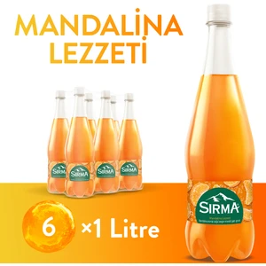 C Vitaminli Mandalina Aromalı Maden Suyu 1 L X6 Adet