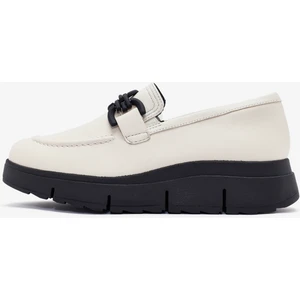 Loriini Izzy Kadın Cream Leather Günlük Ayakkabı 26179804