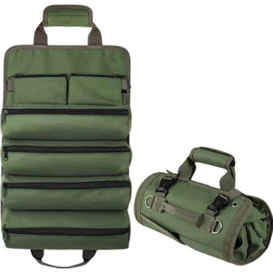 Çok Bölmeli Karavan, Alet Çantası, Ağır Hizmet Tipi Rulo Takım Çantası Katlanabilir Rulo Çanta - AL5114