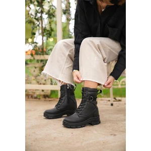 Garantili D529 Soğuk Geçirmez  Kadın Günlük  Kışlık Bot