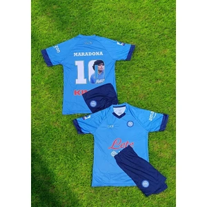 Napoli Maradona 10 Takım Forması - Mavi