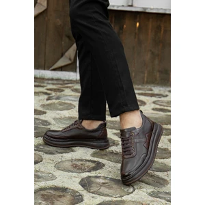 Erkek Klasik Günlük Ayakkabı Mikrofiber 3 cm Termo Taban