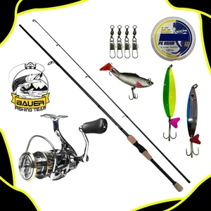 Çabuk Av Bauer Rocha 4000 Raicho 270 cm 10-40 gr Spin Olta Takımı Seti
