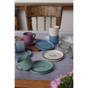 Rainbow Motto Stackable Çay Takımı 12 Parça 6 Kişilik