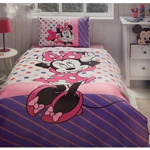 - Minnie Mouse Trend Lisanslı Tek Kişilik Pike Takımı