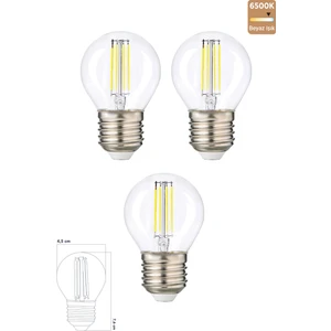 LED Filament Rustik Ampul 6 Watt E27 Beyaz Işık ERD-247