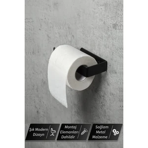 Kaliteli Paslanmaz Çelik Tuvalet Kağıtlığı, Peçetelik -Banyo Lavabo Mutfak Dekoratif Çok Amaçlı Askı