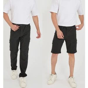 Şorta Dönüşen Likralı Yazlık  Taktik Pantolon Outdoor Dönüştürülebilir Erkek Kadın Pantolon