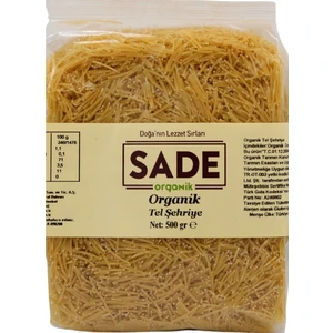 Sade Organik Tel Şehriye 500 gr