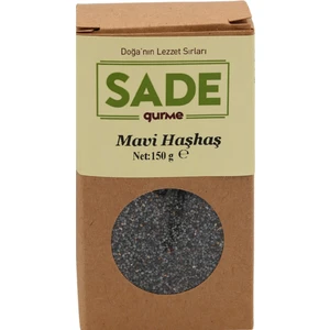 Sade Gurme Mavi Haşhaş 150 gr
