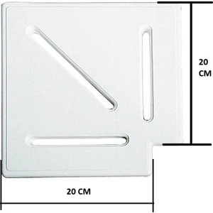 Havuz Yapı Market 20 Cm-90° Köşe Parçası Izgara Köşe Parça