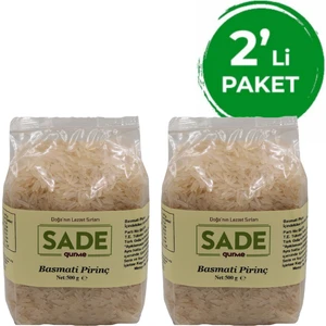 Sade gurme Pirinç Basmati 500 gr 2 li Paket