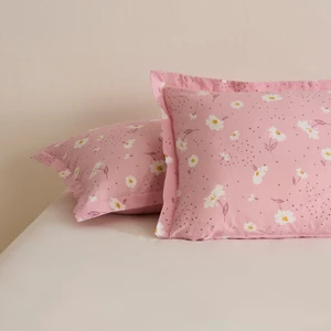 Karaca Home Daisy 2'li Yastık Kılıfı Pembe 50 x 70
