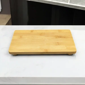 Bambu Dikdörtgen Ayaklı Stand Tezgah Üstü Düzenleyici 24*15 cm