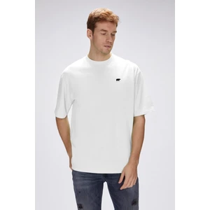 Bad Bear Damon Beyaz Erkek Oversize Tişört