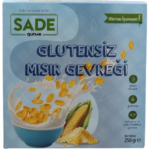 Sade Organik Gulutensiz Mısır Gevreği 250 Gr.