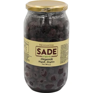 Sade Organik Siyah Zeytin 700 gr