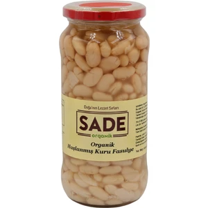 Sade Organik Haşlanmış Kuru Fasulye 400 gr