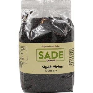 Sade gurme Siyah Pirinç 500 gr.