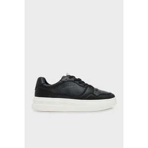 Winno 4g Logo Baskılı Deri Karışımlı Sneaker Ayakkabı FMJWIILEA12 Erkek Ayakkabı Fmjwıı LEA12 Black
