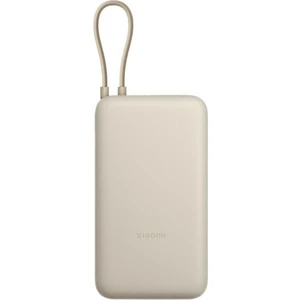 33W 20.000MAH Krem Powerbank USB ve Usb-C Portu ve Usb-C Entegre Kablo BHR8851GL