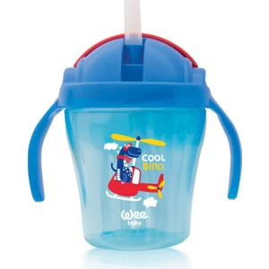 Wee Baby Pipetli Bardak 200 ml - MAVİ