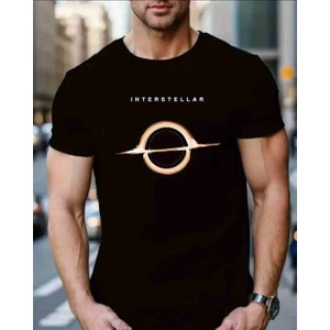 Panda Baskı Tekstil Interstellar Özel Baskılı Oversize Tshirt