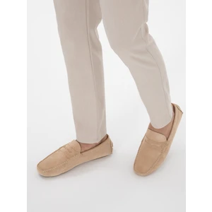 Erkek Bej Süet Loafer Ayakkabı 50308457-VR011