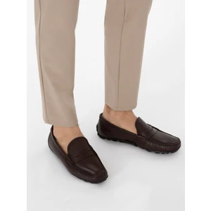 Erkek Kahverengi %100 Deri Loafer Ayakkabı 50308466-VR029