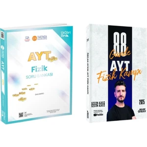 ÜçDörtBeş Yayınları AYT Fizik Soru Bankası ve Özcan Aykın 2025 AYT 88 Günde Fizik Kampı
