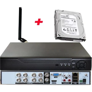 8 Kanal Wi-Fi ve 1 Tb Hdd'li 5 Mp H265+ Hıbrıt Araç, Insan ve Yüz Tanımalı Xmeye Kayıt Cihazı_bs 108XMEYE