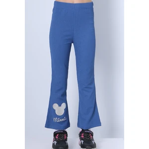 Kız Çocuk Tayt Ispanyol Paça Karakter Nakışlı F15