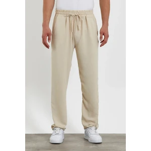 Oversize  Aerobin Keten Yazlık Ince Salaş Alt Jogger Pantolon