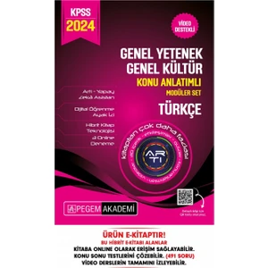 2024 KPSS Genel Yetenek Genel Kültür Türkçe Konu Anlatımlı Hibrit