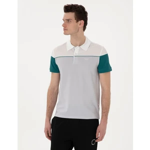 Pierre Cardin Erkek Açık Gri Slim Fit Tişört 50302642-VR001