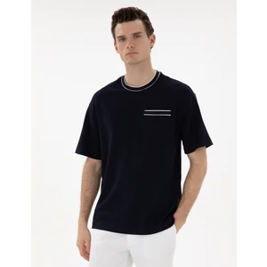 Pierre Cardin Erkek Lacivert Comfort Fit Tişört 50306080-VR033