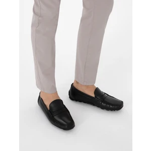 Erkek Siyah %100 Deri Loafer Ayakkabı 50308466-VR046