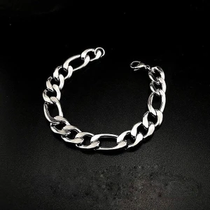 Takı Accessory Çelik Figaro Zincir Bileklik Kalın 22CM
